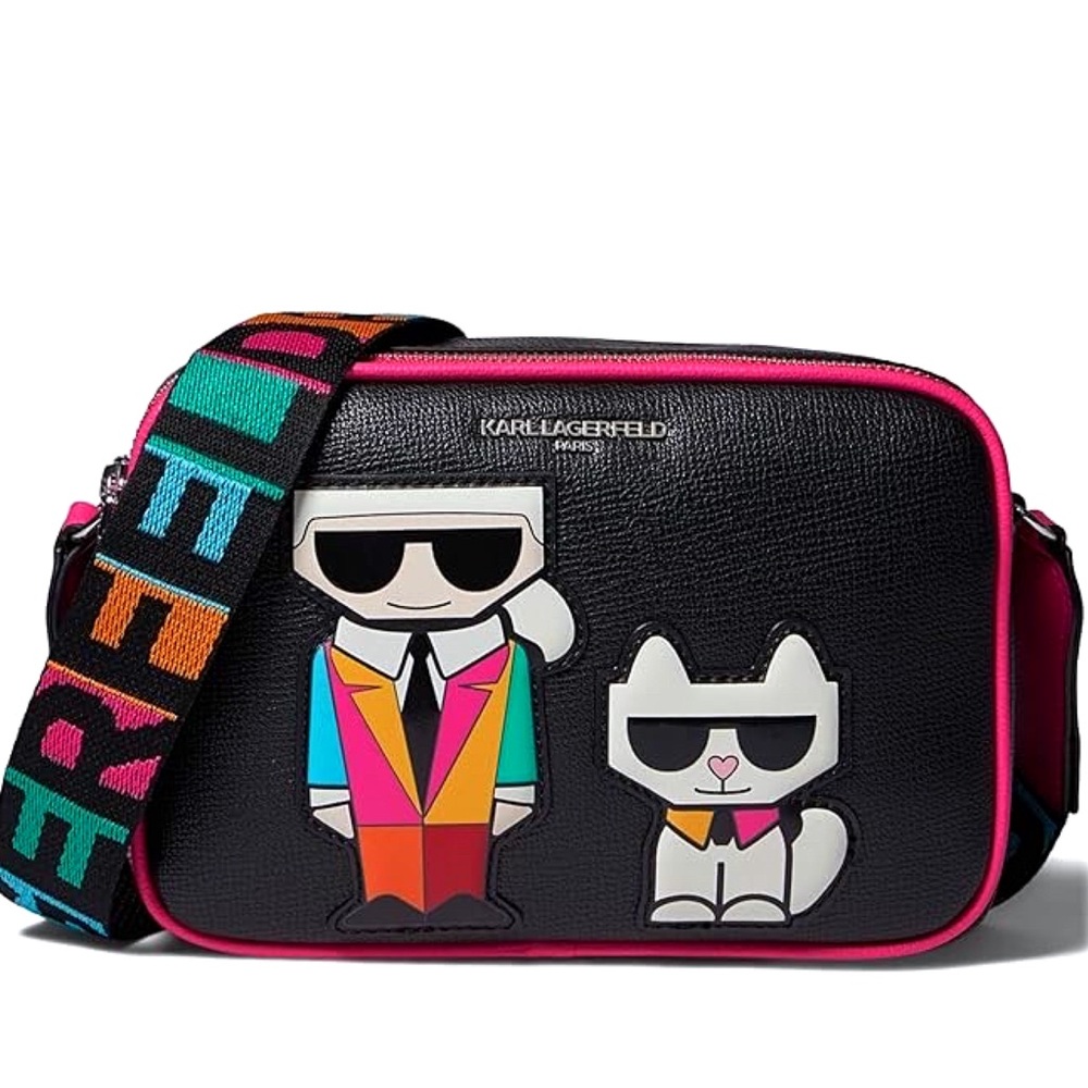 Karl Lagerfeld Paris ‘Maybelle’ Leather Crossbody Bag 😻